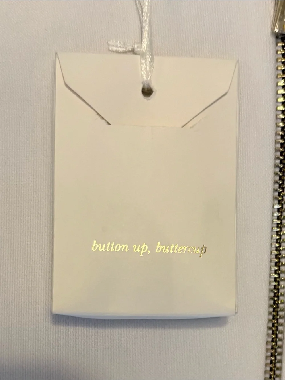 NWT Kate Spade Off-White Embellished Shoulder Top Size 8